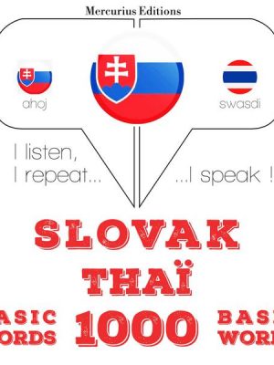 Slovenský - Thai: 1000 základných slov