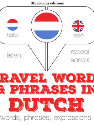 Travel words and phrases in Dutch