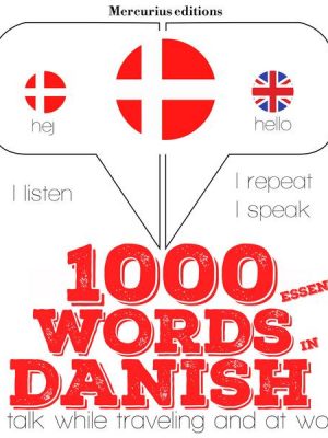 1000 essential words in Danish