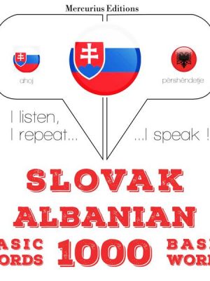 Slovenský - Albánske: 1000 základných slov