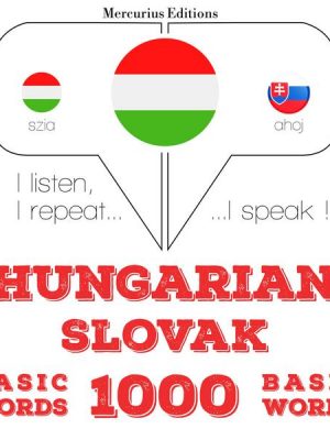 Magyar - szlovák: 1000 alapszó