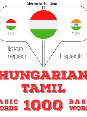 Magyar - tamil: 1000 alapszó