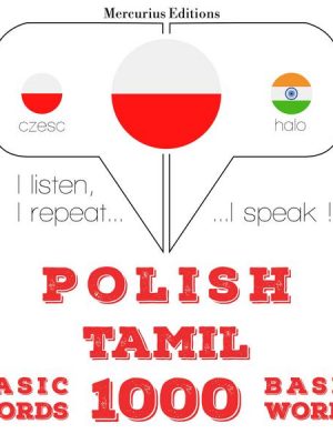 Polski - Tamil: 1000 podstawowych słów