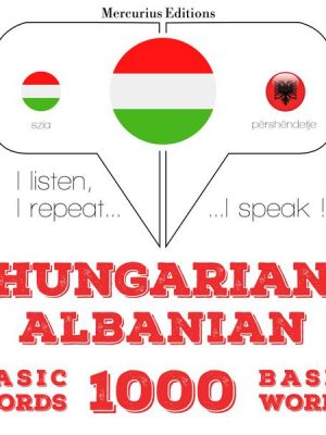 Magyar - albán: 1000 alapszó