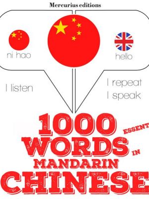 1000 essential words in Mandarin Chinese