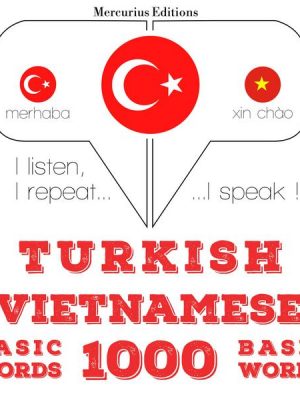 Türkçe - Vietnamca: 1000 temel kelime