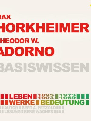 Max Horkheimer (1895-1973) und Theodor W. Adorno (1903-1969) Basiswissen - Leben