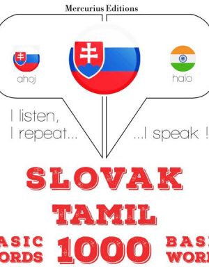 Slovenský - Tamil: 1000 základných slov