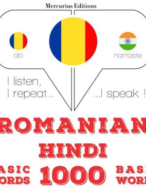 Hindi - Romania: 1000 de cuvinte de bază