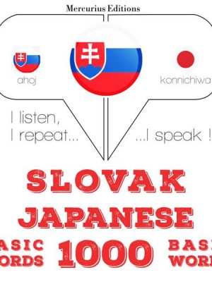 Slovenský - Japonec: 1000 základných slov