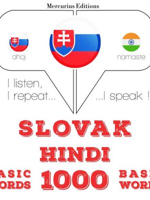 Slovenský - hindčina: 1000 základných slov