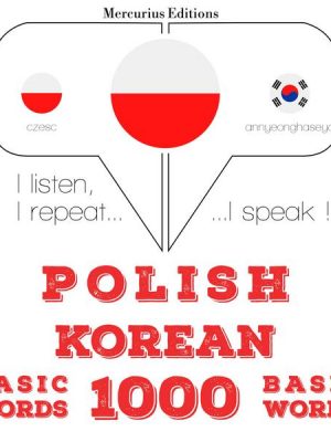 Polski - Koreański: 1000 podstawowych słów