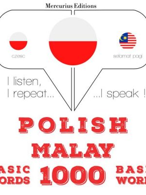 Polski - malajski: 1000 podstawowych słów