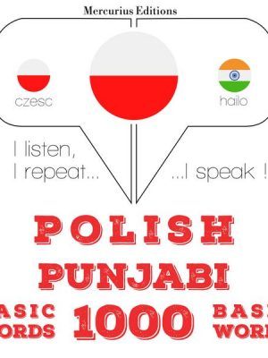 Polski - Punjabi: 1000 podstawowych słów