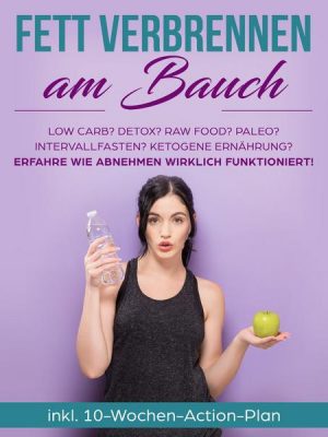 Fett verbrennen am Bauch: Low Carb? Detox? Raw Food? Paleo? Intervallfasten? Ketogene Ernährung? Erfahre