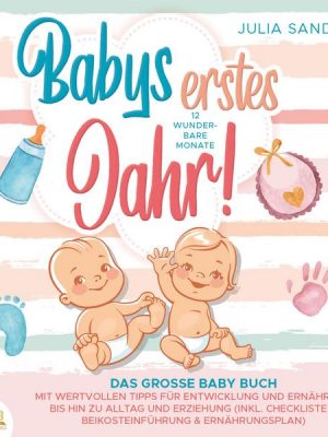 Babys erstes Jahr! 12 wunderbare Monate: Das große Baby Buch mit wertvollen Tipps für Entwicklung und Ernährung bis hin zu Alltag und Erziehung (inkl.